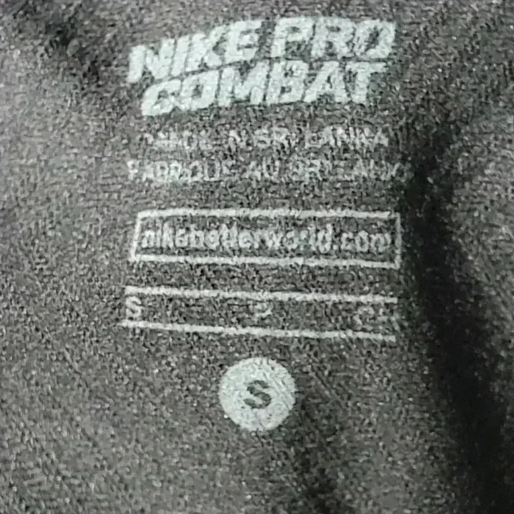 Boys Size Small Black Nike Pro Combat Pants - Picture 2 of 5